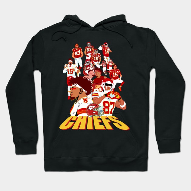 Chiefs - Black Hoodie by Mic jr